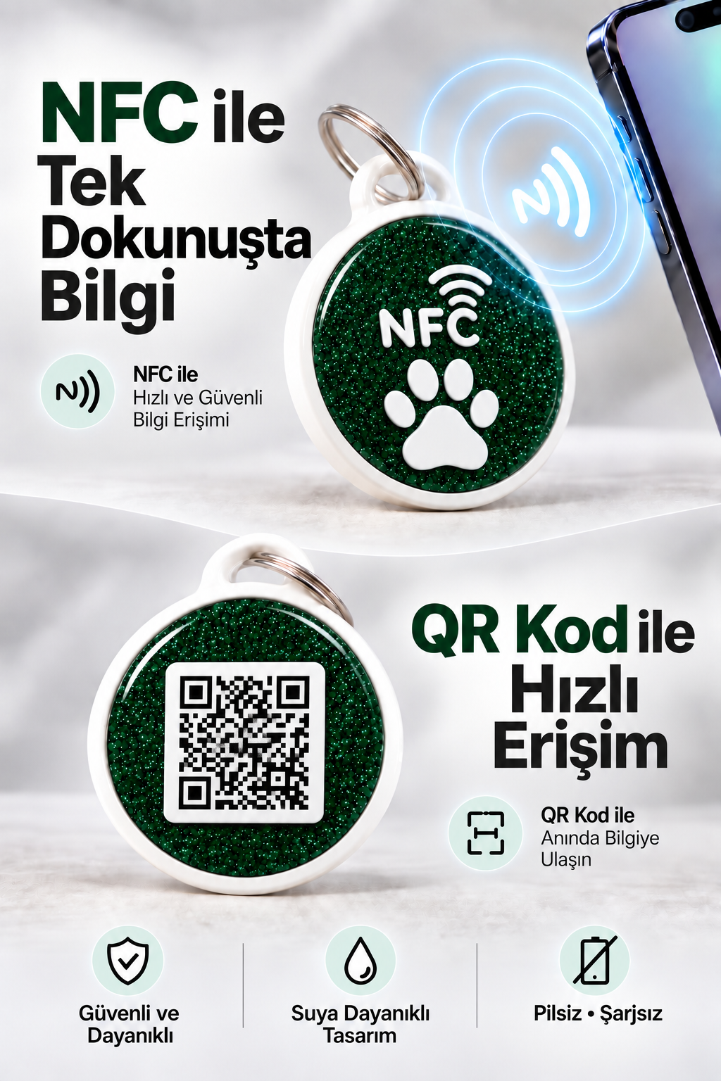 Patili Dostlar NFC + QR Dijital Künye