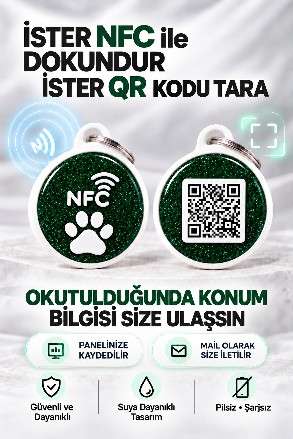 Patili Dostlar NFC + QR Dijital Künye